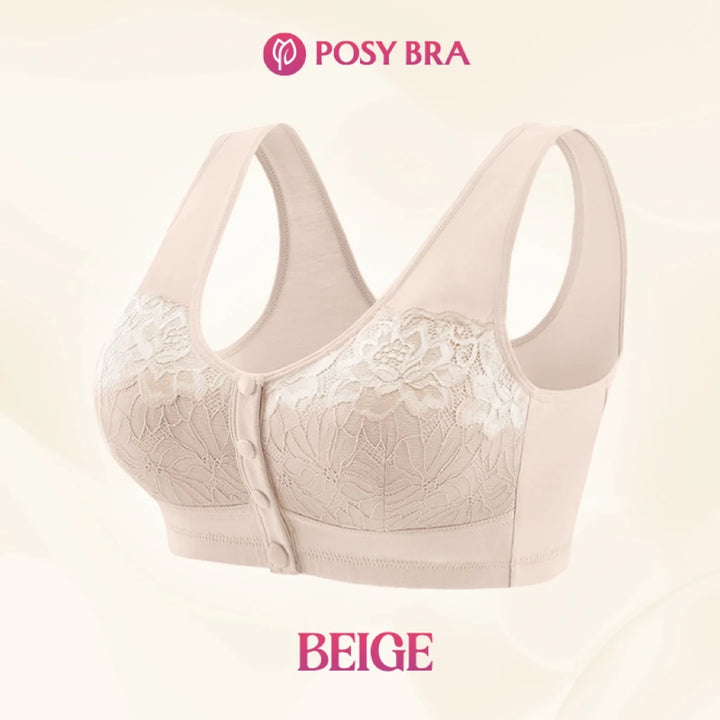 Posy Bra - Magic Comfort Front Closure Shaping Bra for Seniors – Frye Bra