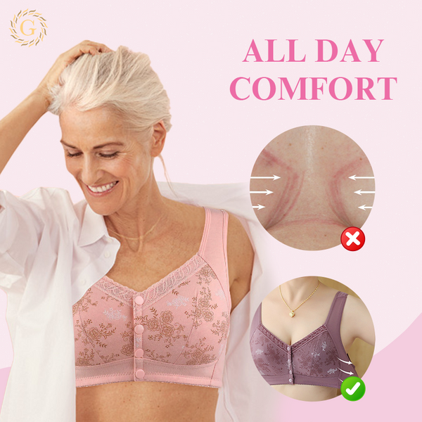 Cotton Front Closure Bra