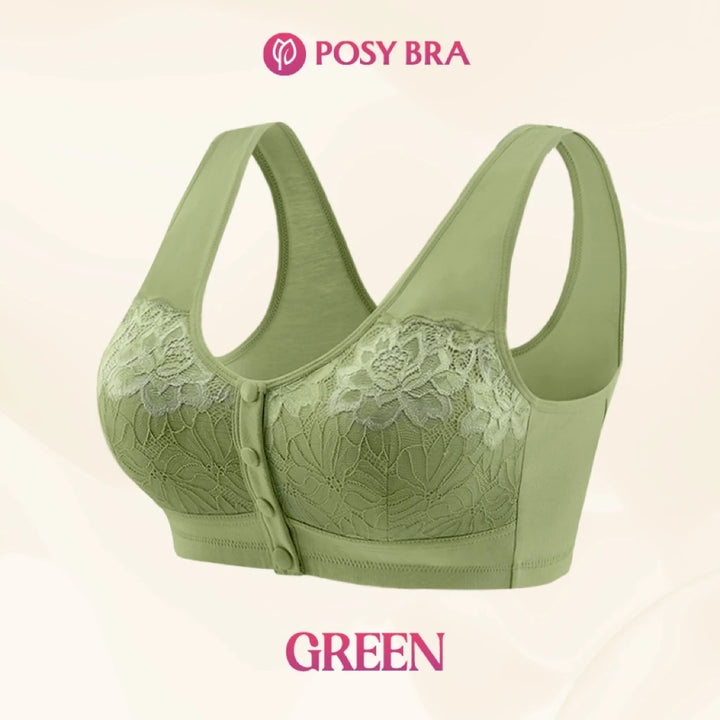 Posy Bra - Magic Comfort Front Closure Shaping Bra for Seniors – Frye Bra
