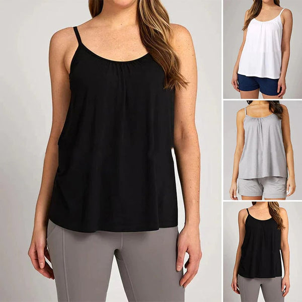 👓️Loose-fitting Tank Top With Built-in Bra