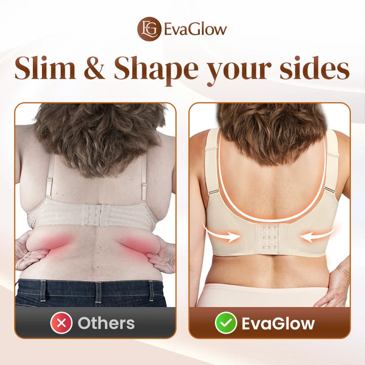 EvaGlow Bra - Seamless Powerful Lifting Cleavage Boost Bra – Frye Bra