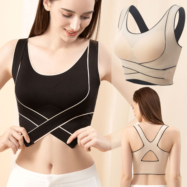 Plus Size Back Cross Correction Bra